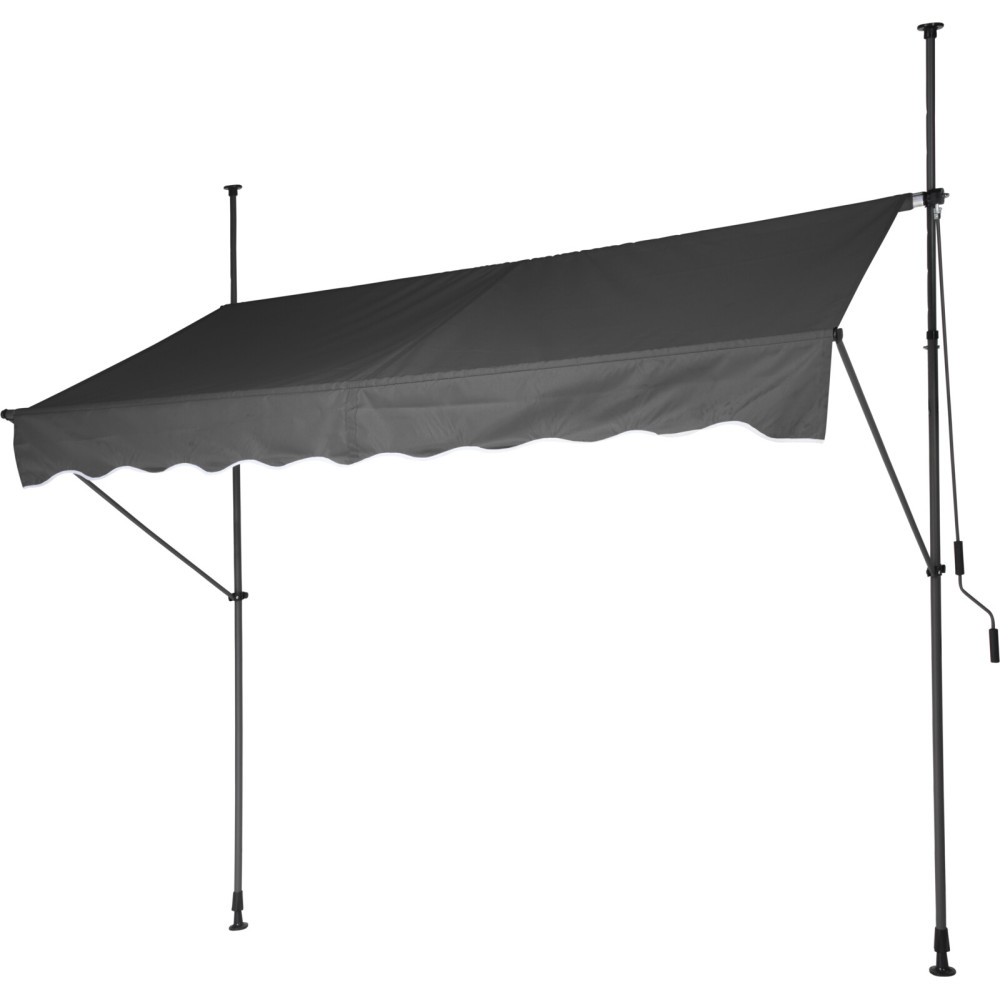 TONELLE EXTENSIBLE GRIS POUR BALCON 250X