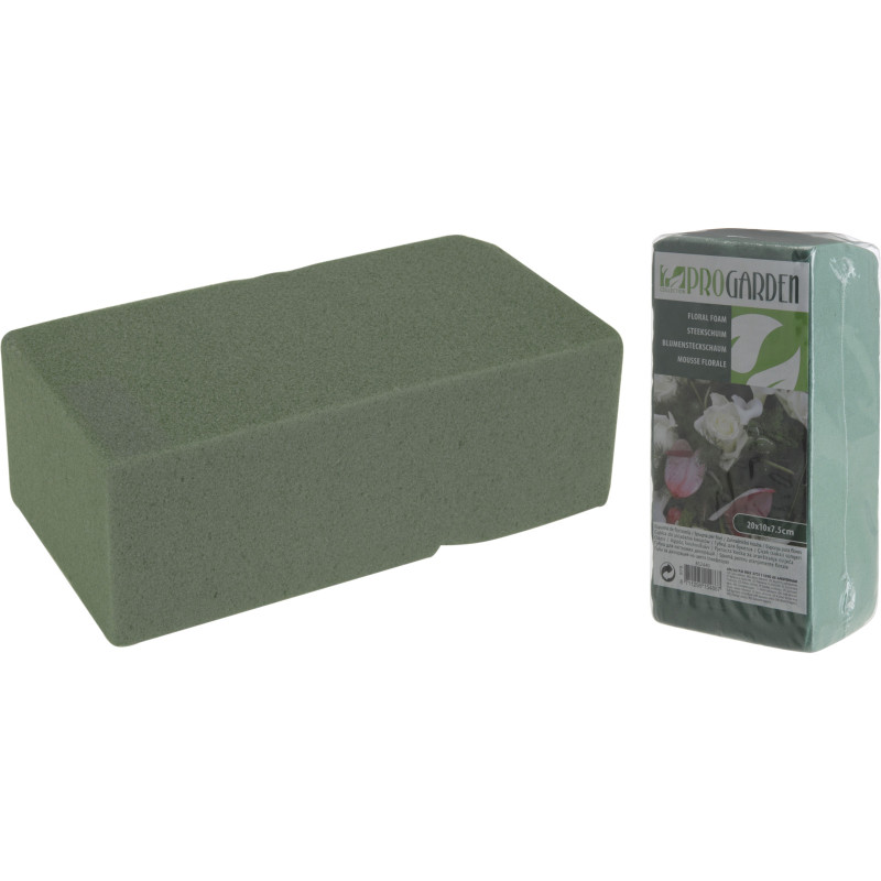 MOUSSE FLORALE HUMIDE 20X10X7,5CM