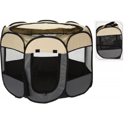 PARC PLIABLE POUR CHIOT OU CHAT 83X83XH6