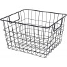 PANIER FILAIRE METAL NOIR 32X29XH19CM