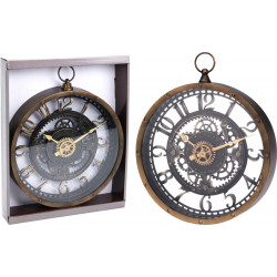 HORLOGE ENGRENAGES D26X5CM