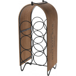 RACK PORTE BOUTEILLES 21X18X49CM METAL D