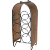 RACK PORTE BOUTEILLES 21X18X49CM METAL D