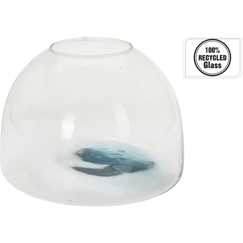 VASE MODERN RECYCL D30CMXH22CM