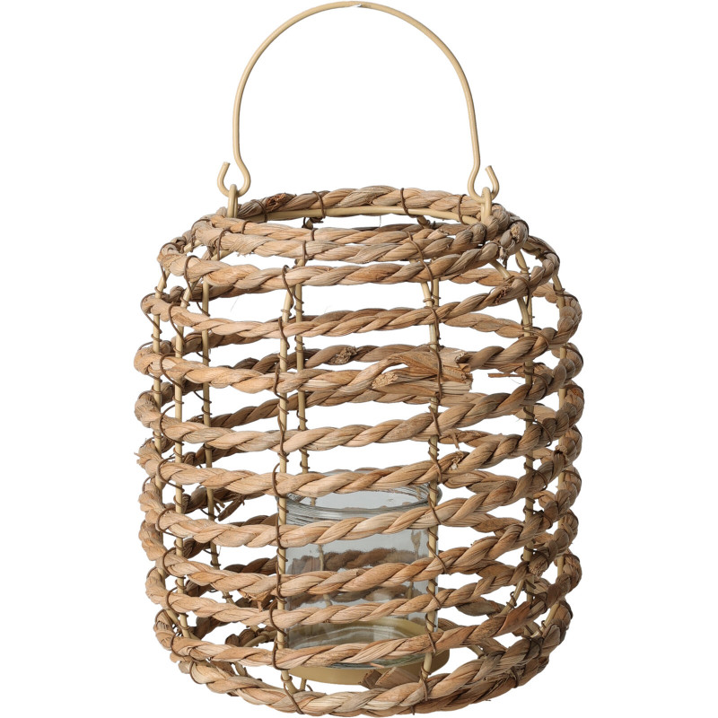 LANTERNE CORDE NATUREL D19XH23CM