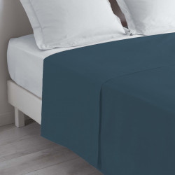 DRAP PLAT LINA BLEU NUIT 240x300CM