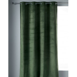 RIDEAU VELVETINE KAKI 140x240CM VELOURS