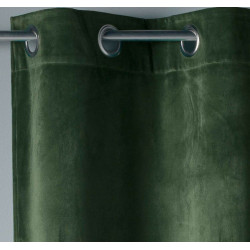 RIDEAU VELVETINE KAKI 140x240CM VELOURS