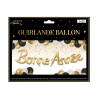 GUIRLANDE BALLONS MOTS "BONNE ANNEE"