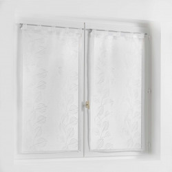 PAIRE DE VOILAGE EDENIA BLANC 60x90cm