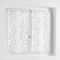 PAIRE DE VOILAGE EDENIA GRIS 60x120cm