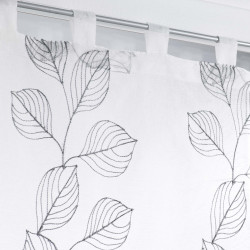 PAIRE DE VOILAGE EDENIA GRIS 60x120cm