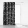 RIDEAU FLORIANI NOIR 140x260CM JACQUARD