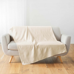 PLAID LUCILE NATUREL 180x220CM