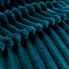 PLAID KALIE BLEU 125x150CM FLANELLE JACQ