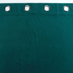 RIDEAU VELOURIANE EMERAUDE 140x260CM VEL