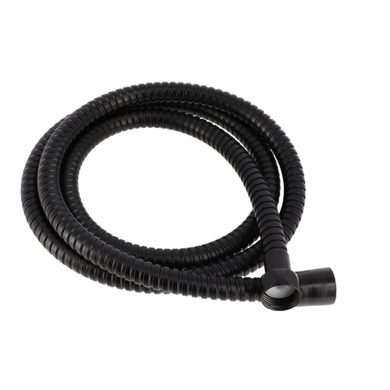 FLEXIBLE DE DOUCHE NOIR MAT 150CM ACIER FLEXIBLE DE DOUCHE NOIR MAT 150CM ACIER