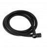FLEXIBLE DE DOUCHE NOIR MAT 150CM ACIER