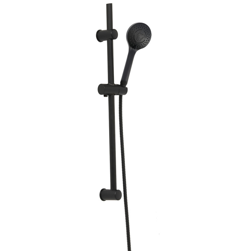 KIT COLONNE SDB NOIR MAT 70CM