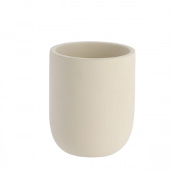 GOBELET CIMENT BEIGE ARRONDI ASPECT BRUT