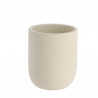 GOBELET CIMENT BEIGE ARRONDI ASPECT BRUT