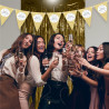 RIDEAU FRANGES PARTY CHIC DORE