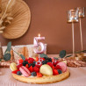 BOUGIE CHIFFRE 5 GRAPHIQUE ROSE GOLD