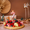 BOUGIE CHIFFRE 7 GRAPHIQUE ROSE GOLD