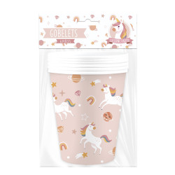 GOBELETS LICORNE X6