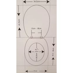 ABATTANT WC MIMÉTISME BOIS