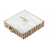 MAISON COUSSIN SOL 45X45X10 ECRU