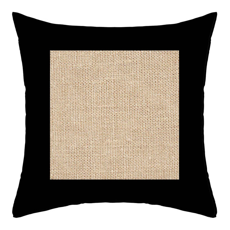 COUSSIN 40X40 JUTE NOIR
