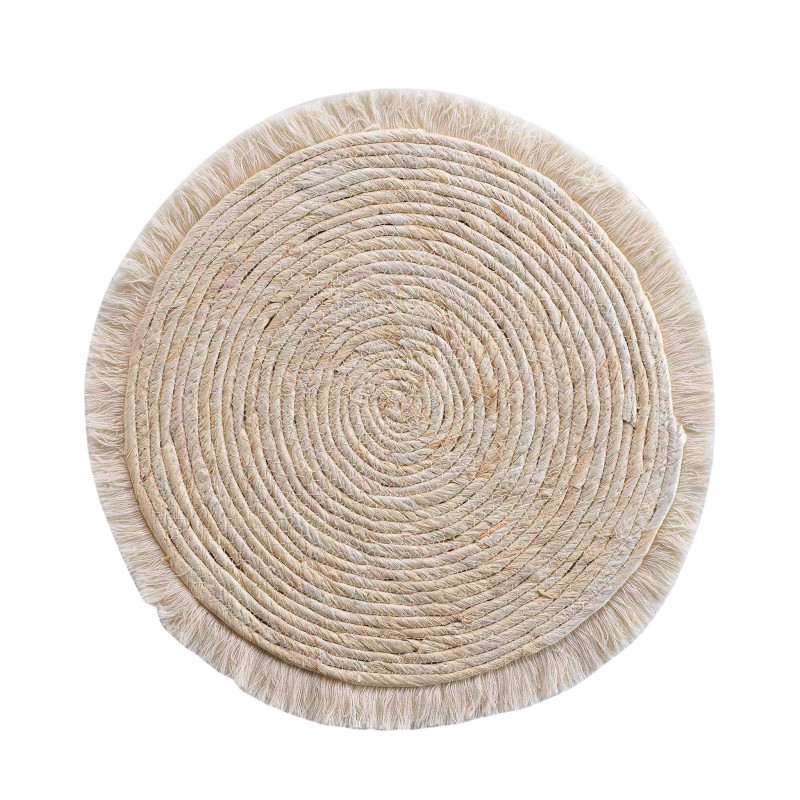 SET DE TABLE OSLO NATUREL D38CM PAILLE D SET DE TABLE OSLO NATUREL D38CM PAILLE D