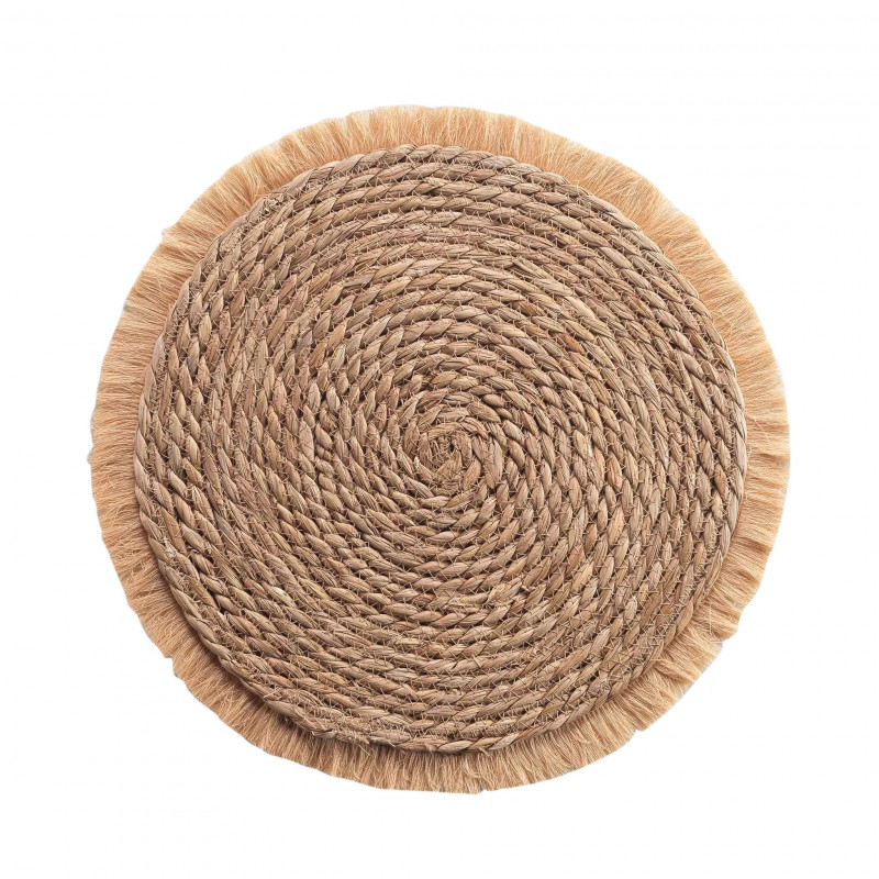 SET DE TABLE OSLO LIN D38CM PAILLE DE MA