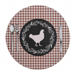 SET DE TABLE POULE GALINOT D36CM
