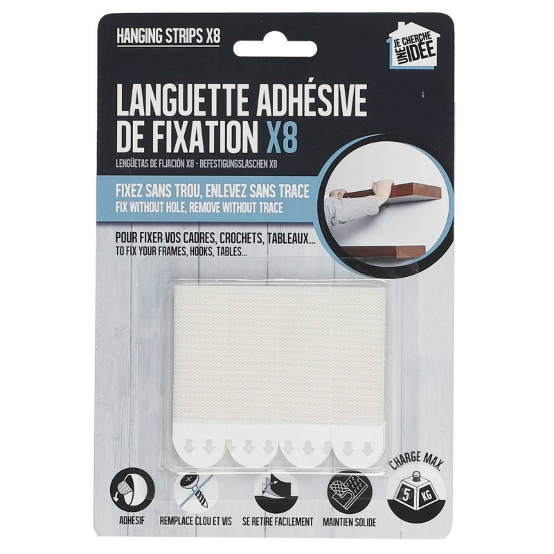 LANGUETTE DE FIXATION 5KGS X8