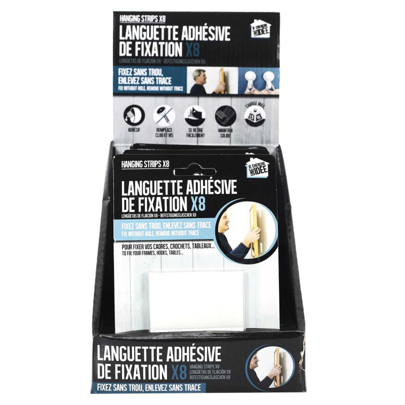 LANGUETTES DE FIXATION X8