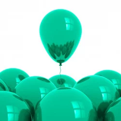 BALLONS VERT X25