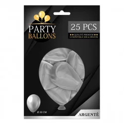 BALLONS ARGENT X25