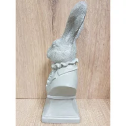 BUSTE LIÈVRE BELLE ÉPOQUE H26.5cm