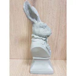 BUSTE LIÈVRE BELLE ÉPOQUE H26.5cm