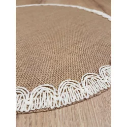 SET DE TABLE DARLA JUTE UNI NATUREL D38cm