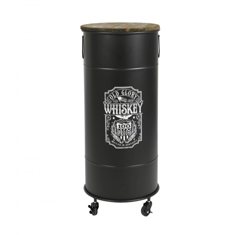 BAR BIDON "LOFT MÉTAL WHISKEY" H85cm BAR BIDON "LOFT MÉTAL WHISKEY" H85cm