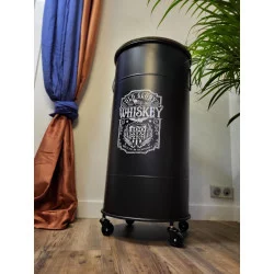 BAR BIDON "LOFT MÉTAL WHISKEY" H85cm