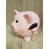 TIRELIRE COCHON ROSE AVEC MARTEAU