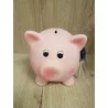 TIRELIRE COCHON ROSE AVEC MARTEAU