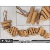SUSPENSION EN BOIS THÈME MER L44cm
