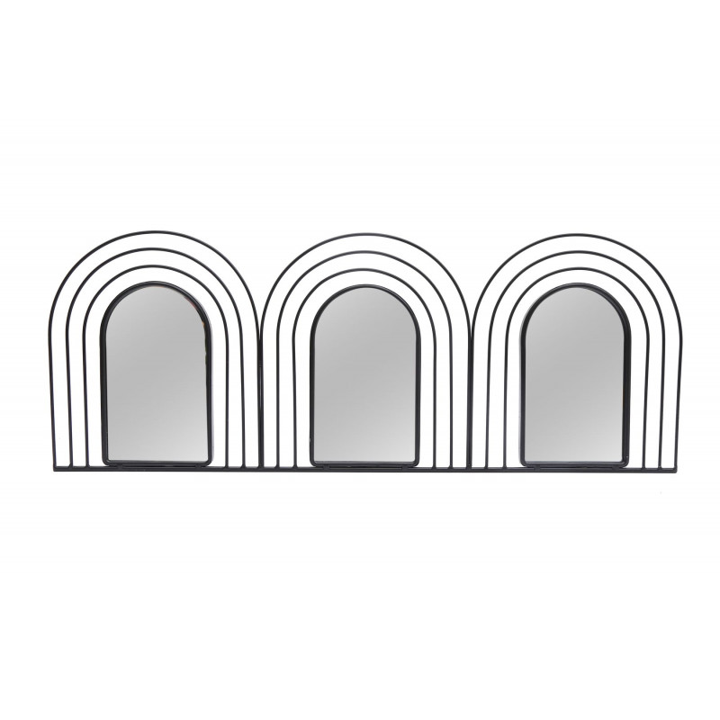 MIROIR FILAIRE MÉTAL ARCHE 63x24cm