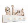 PATERE ANIMAL ENFANT 4 CROCHETS