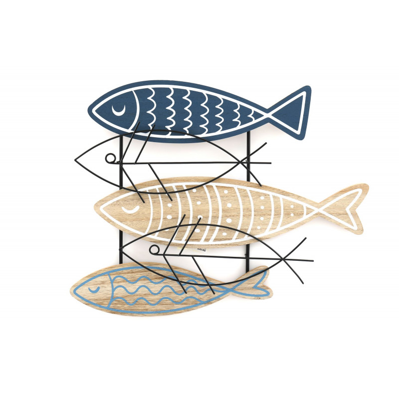CADRE DÉCO POISSONS 53x41cm